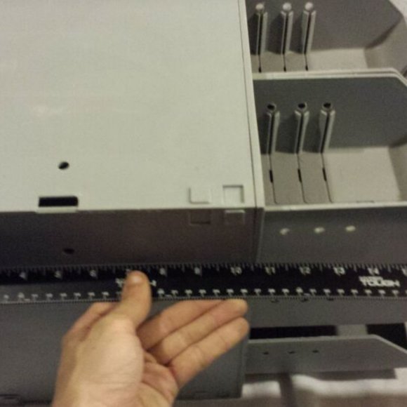 MIDWEST FASTNER CORP GRAY 13x12x11 6 DRAWERS HARD PLASTIC ORGANIZER NM 02465 - Picture 7 of 12